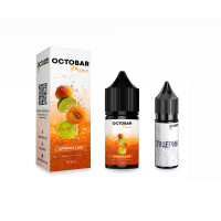 Набор компонентов для самозамеса солевой заправки Octobar Prime 15 мл (Apricot Lime, Абрикос Лайм 0-50 мг)