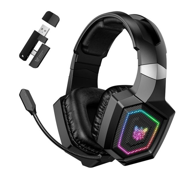 Наушники беспроводные Onikuma GT806 RGB (Black) (19660)