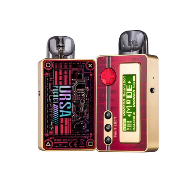 Под-система Lost Vape Ursa Pocket 30W Pod 1200mAh 2.5ml Оригінальний набір (Nes Red) (16764)