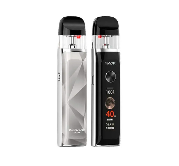 Под-система Smok Novo 6 Ultra 40W Pod 1700mAh 3ml электронная сигарета Original Kit (Silver) (19196)