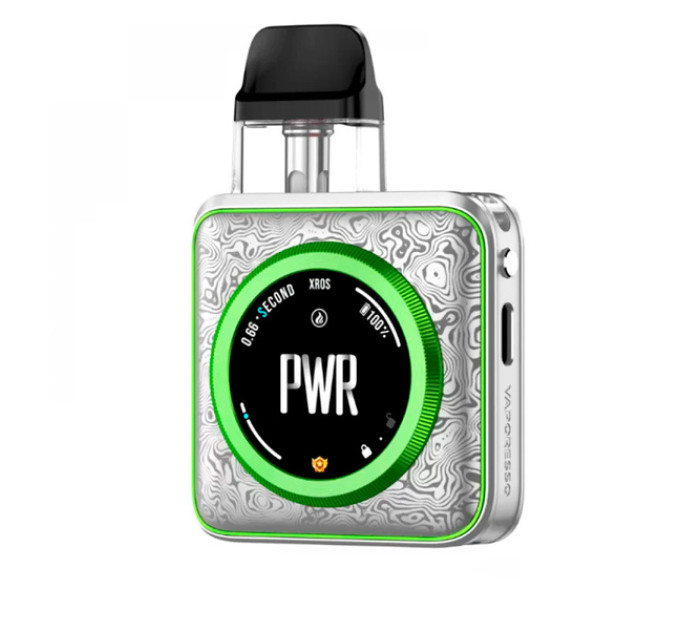 Под-система Vaporesso XROS 5 NANO 30W Pod 1600mAh 3ml электронная сигарета Original Kit (Damascus Silver) (19200)