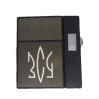 Портсигар на 20 сигарет с зажигалкой и электроприкуривателем HL-424 (Black Brown ЗСУ) (15696)