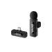 Профессиональный петличный микрофон беспроводной Boya BY-V10 Type-C (Black) (18872)