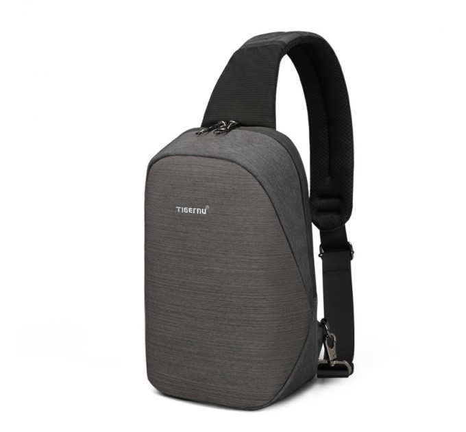 Рюкзак Tigernu T-S8061 на одно плечо 7л (Black Gray) (16236)