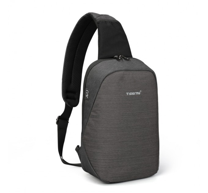 Рюкзак Tigernu T-S8061 на одно плечо 7л (Black Gray) (16236)