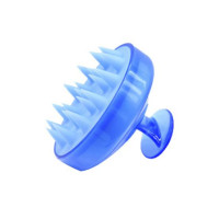 Силиконовая расческа массажер для мытья волос LVR 008 (Blue)