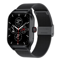 Смарт-часы LEMFO LT10-Y12 Original стальной ремешок (Black)