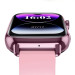 Смарт-часы детские Wonlex KT34 камерой WI-FI GPS SIM-карта Original силиконовый ремешок (Pink) (17778)