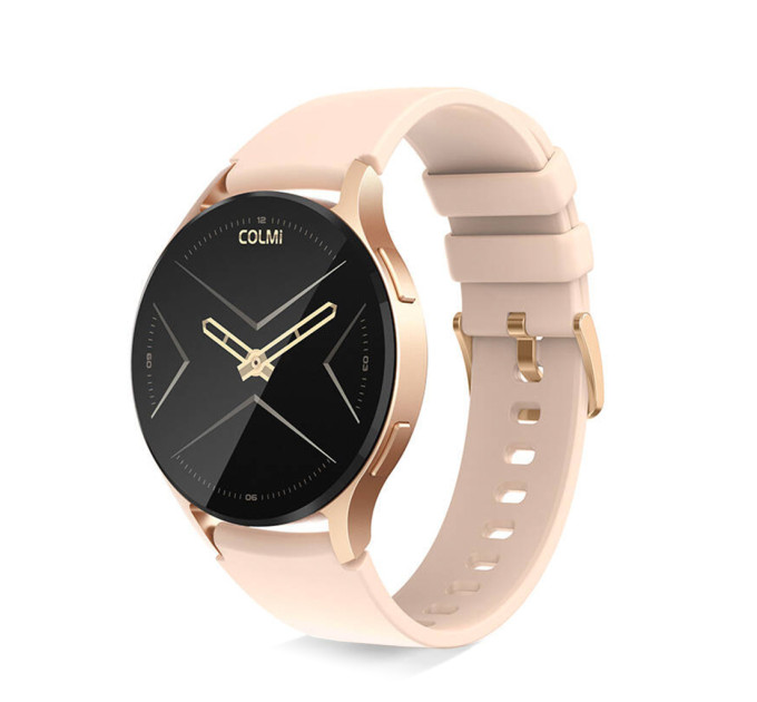 Смарт-часы женские Colmi i28 Ultra силиконовый ремешок Original (Gold) (19240)