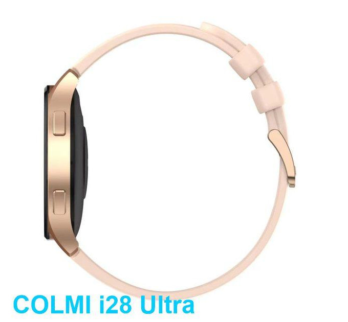Смарт-часы женские Colmi i28 Ultra силиконовый ремешок Original (Gold) (19240)
