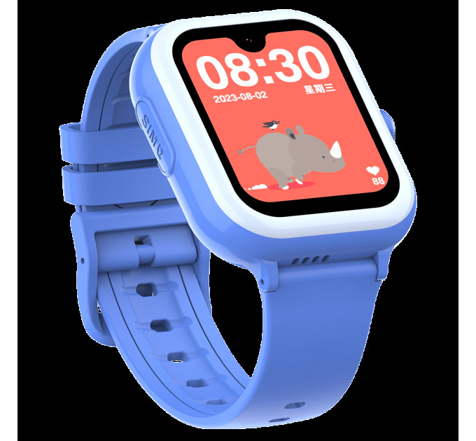 Смарт годинник-телефон дитячі Wonlex KT31 4G з камерою WI-FI GPS SIM-картою Original (Синій) (16997)