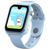 Смарт часы-телефон детские Wonlex KT37 Original с видеозвонком WI-FI GPS SIM-карта (Blue)