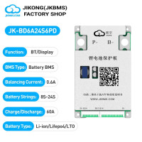 Смарт плата с активним балансиром BMS JiKong JK-BD6A24S6PD 8S-24S / 24V-72V / 60A Интеллектуальный контроллер управления аккумулятором LiFePO4, Li-ion, LTO