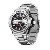 Тактические наручные часы Smael 8090 Original (Silver)