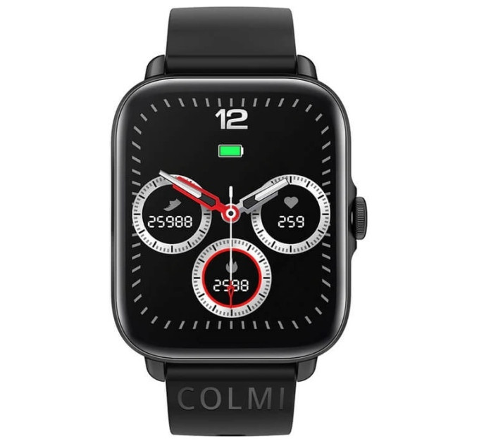Умные смарт-часы Colmi P28 Plus фитнес браслет Original (Black) (17832)