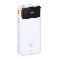 Внешний аккумулятор Power Bank Remax RPP-686 20000 mAh УМБ павербанк (White)