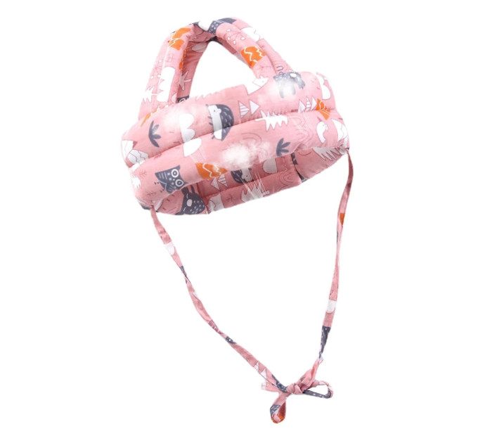 Защитный шлем для малыша от ударов головой LVR 021 мягкая шапка для ползания (Pink) (18985)