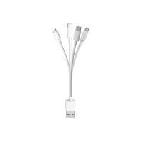 Kабель разветвитель Smartoools USB - Type-C для одновременной зарядки 4-х устройств (White)