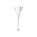 Kабель разветвитель Smartoools USB - Type-C для одновременной зарядки 4-х устройств (White) (19496)
