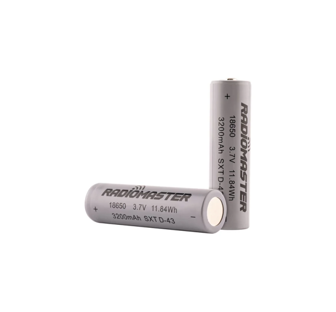 Аккумулятор 18650 RadioMaster SXT D-43 3200 mAh 3.7V совместим с TX12 MKII ELRS, TX16S M2 (18770)