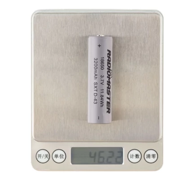 Аккумулятор 18650 RadioMaster SXT D-43 3200 mAh 3.7V совместим с TX12 MKII ELRS, TX16S M2 (18770)