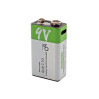 Аккумулятор Крона Smartoools 650 mAh 9V / 6LR61 литиевый со встроенной зарядкой Type-C (19327)