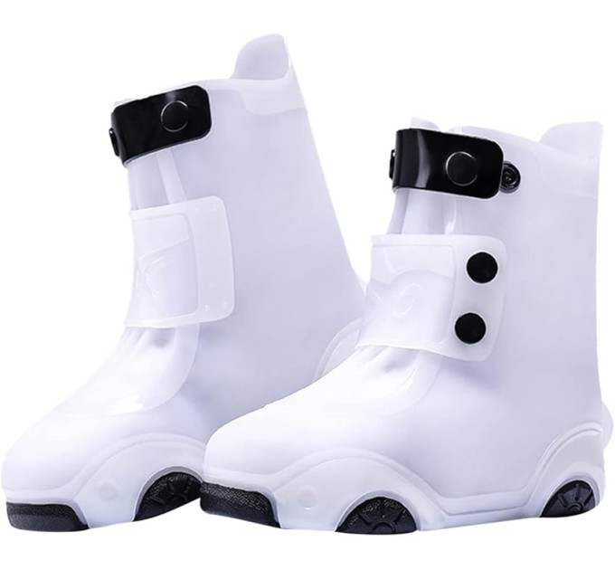 Бахилы детские на обувь ПВХ H003 S 26-27 (White) (17560)