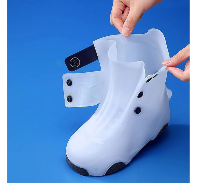 Бахилы детские на обувь ПВХ H003 S 26-27 (White) (17560)
