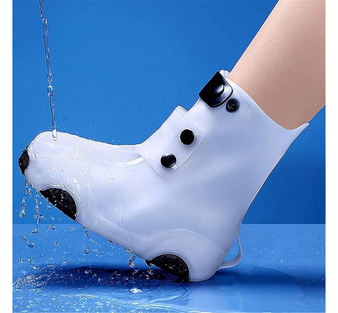 Бахилы детские на обувь ПВХ H003 S 26-27 (White) (17560)
