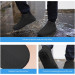 Бахилы на обувь силиконовые с застежкой LVR 016 M 32-37 (Black) (17556)