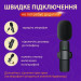 Беспроводной петличный микрофон K9 Lightning приемник + микрофон 2шт (Black) (17613)