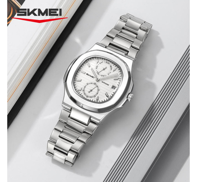 Часы мужские наручные Skmei 2423 (Silver Silver, 2423SISI) (18371)