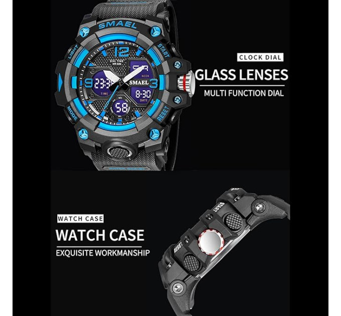 Часы наручные Smael 8008N Original (Camo Black) (17788)