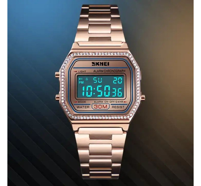 Часы наручные женские Skmei 1474 Original (Rose Gold, 1474RG) (17137)
