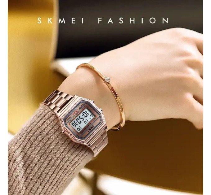 Часы наручные женские Skmei 1474 Original (Rose Gold, 1474RG) (17137)