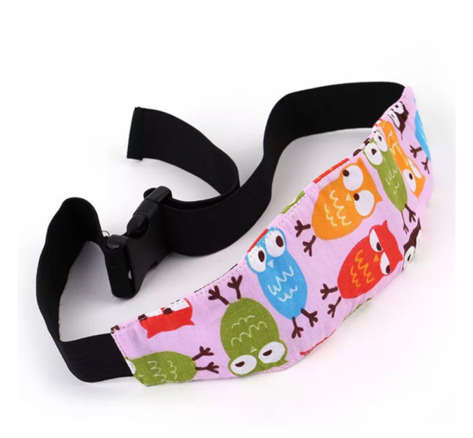 Держатель головы ребенка в автокресле LVR 027 повязка-фиксатор для сна (Pink) (18994)