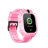 Детские умные смарт часы Q19 с камерой прослушкой Sim-картой (Pink)