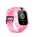 Детские умные смарт часы Q19 с камерой прослушкой Sim-картой (Pink) (18361)