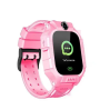 Детские умные смарт часы Q19 с камерой прослушкой Sim-картой (Pink) (18361)