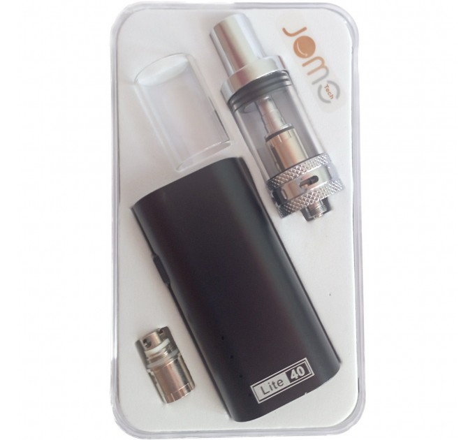 Електронна сигарета Jomo Lite 40w + доп випарник та скло Replica Kit (Black)