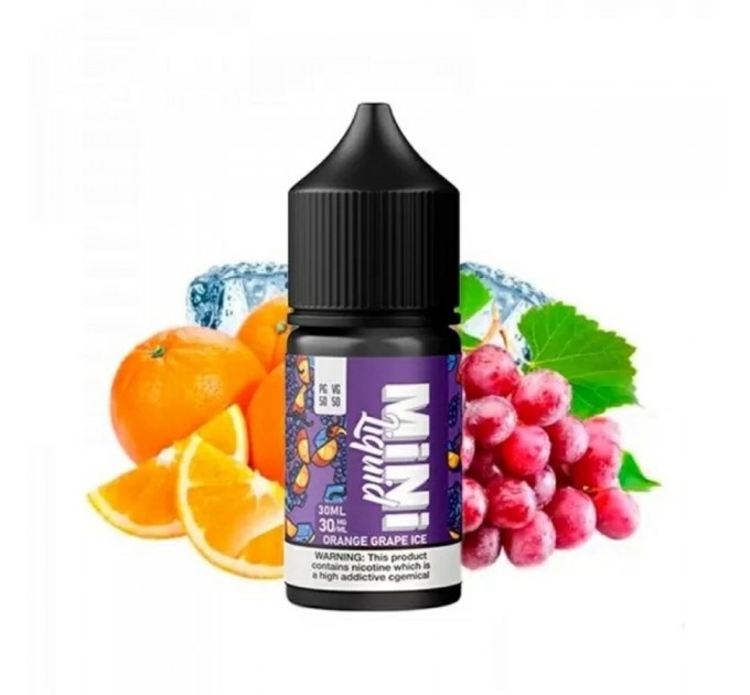 Жидкость для POD систем Mini Liquid Salt Orange Grape Ice 30 мл 30 мг (Апельсин с виноградом и льдом)