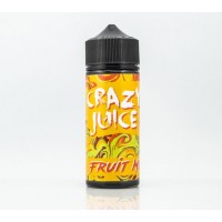 Жидкость для электронных сигарет Crazy Juice Fruit Mix 120 мл  3 мг (Апельсин, клубника с прохладой)