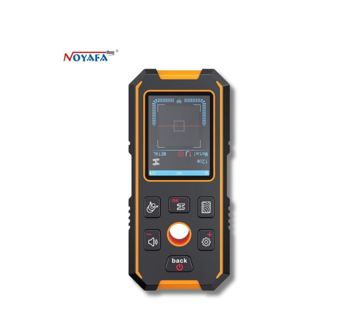 Искатель скрытой проводки Noyafa NF-513 трасоискатель, детектор металла и дерева, лазерная рулетка, цифровой уровень (19402)