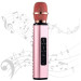 Караоке-микрофон беспроводной Losso K6 Premium со встроенным динамиком и Bluetooth (Rose) (18961)