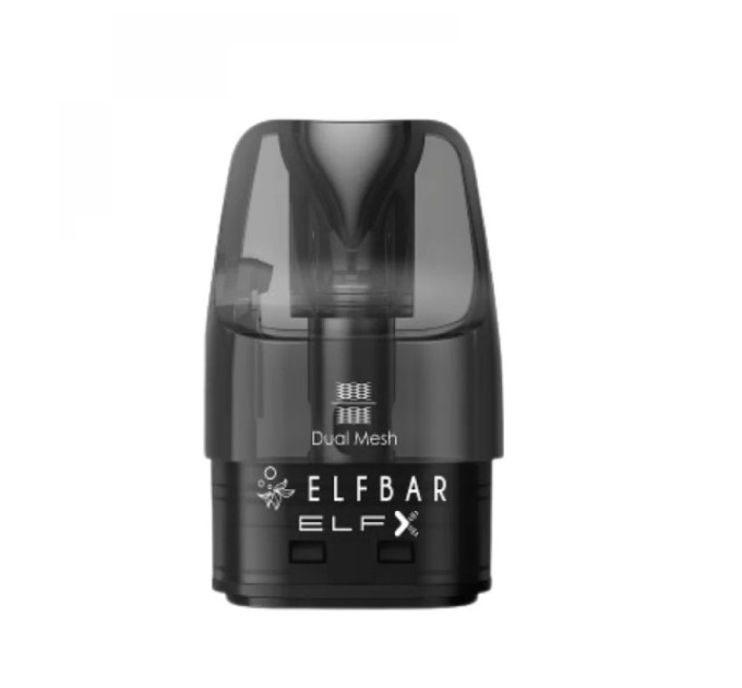 Картридж сменный Elf Bar ELFX V2 2ml Original Coil на сетке Dual Mesh (Dual Mesh - 0.8 Ом) (19260)