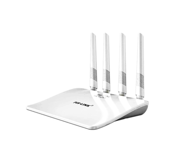 Маршрутизатор WI-FI роутер 4 антенны PIX-LINK LV-WR21Q (White) (17610)