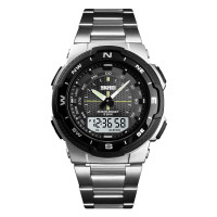 Мужские наручные часы Skmei 1370 Original (Silver, 1370SI)