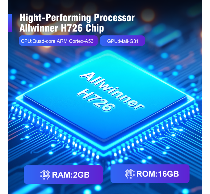 Мультимедийный смарт-проектор с автофокусом Magcubic HY450C Android 14, chip H726, 8K24fps, 2GB/16GB с голосовым управлением домашний кинотеатр (Black) (19396)
