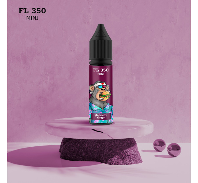 Набор для самозамеса на солевом никотине Flavorlab FL350 Mini 15 мл (Ежевика Виноград, 0-50 мг) (16485)