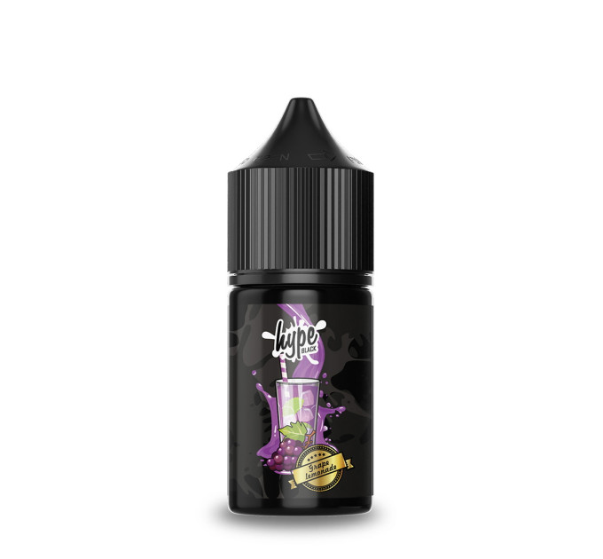 Набор для самозамеса на солевом никотине Hype Black 30 мл (Grape Lemonade Виноградный Лимонад, 0-50 мг) (17986)